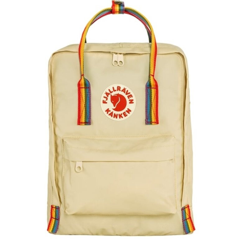 Fjallraven Kanken Rainbow Original Backpack - Light Oak