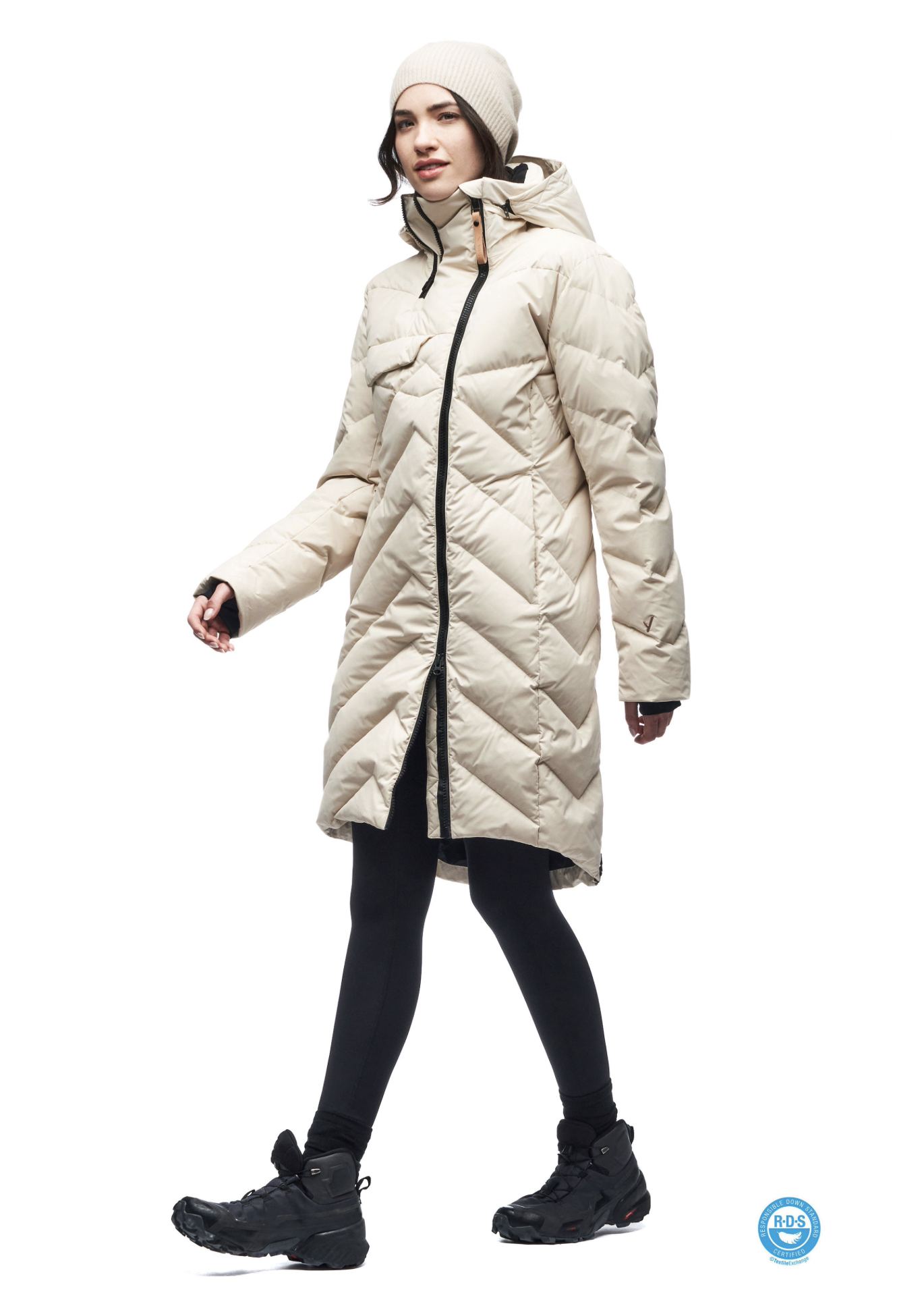 Brave soul hot sale mid satin parka