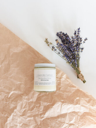 Wednesday + Rose Lavender Lemon Candle Wednesday + Rose Lavender Lemon Candle