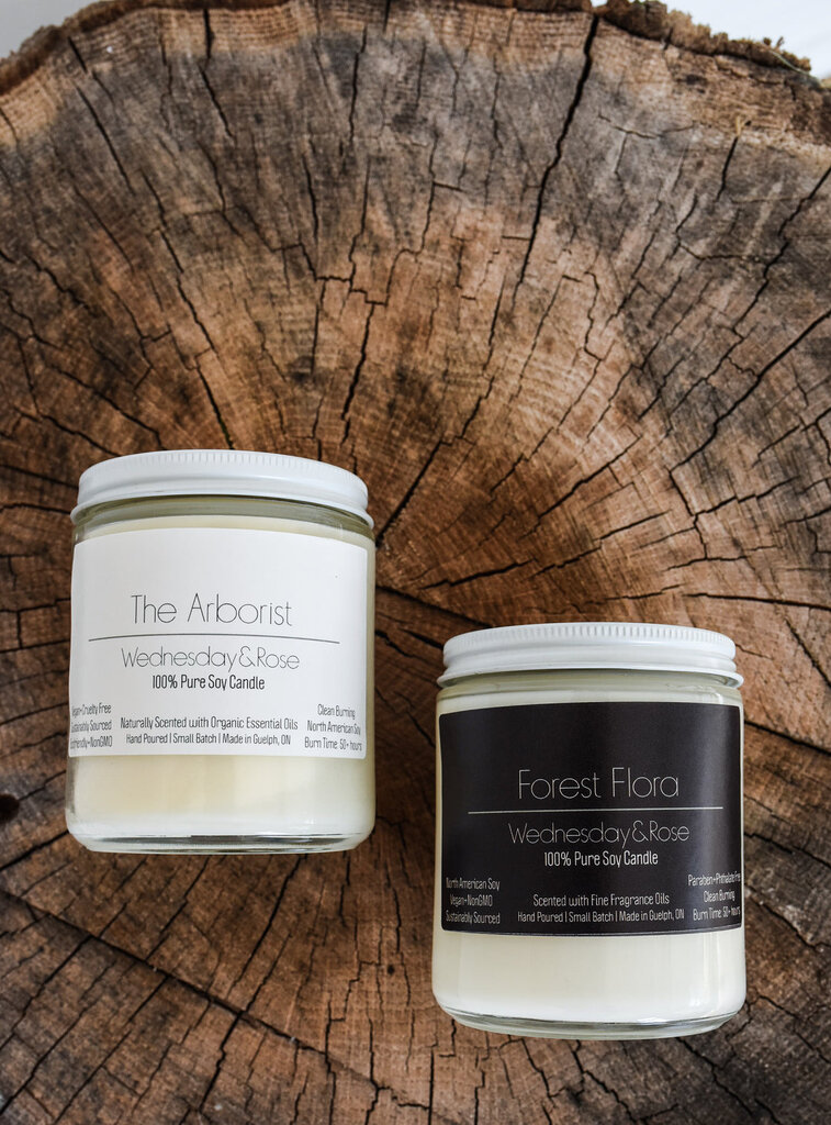 Wednesday + Rose The Arborist Candle