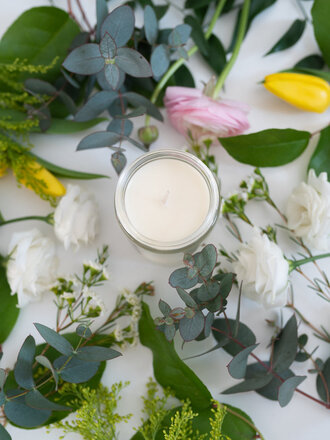 Wednesday + Rose Mother Moon Candle Wednesday + Rose Mother Moon Candle