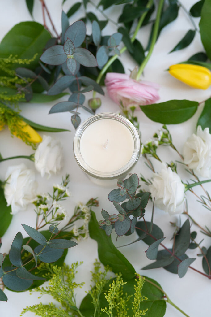 Wednesday + Rose Mother Moon Candle