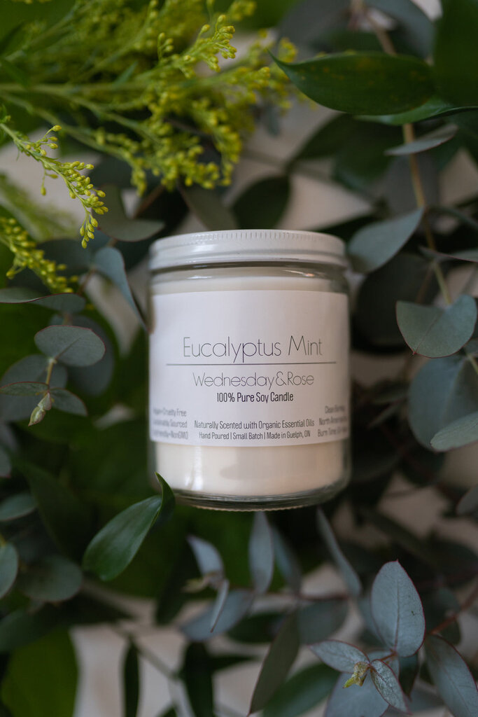 Wednesday + Rose Eucalyptus Mint Candle