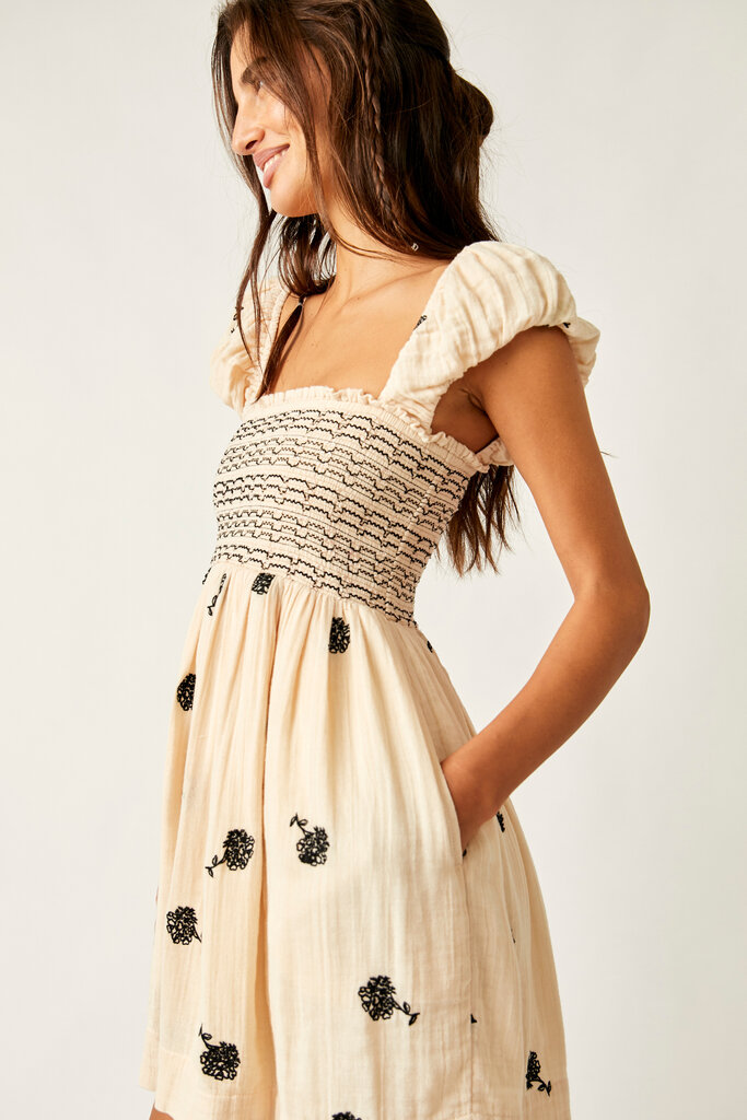 Free People Tory Embroidered Mini