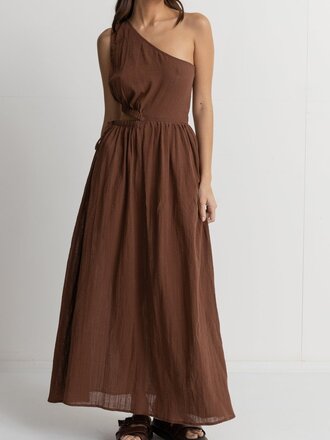 Rhythm Tyler One Shoulder Maxi Dress Rhythm Tyler One Shoulder Maxi Dress