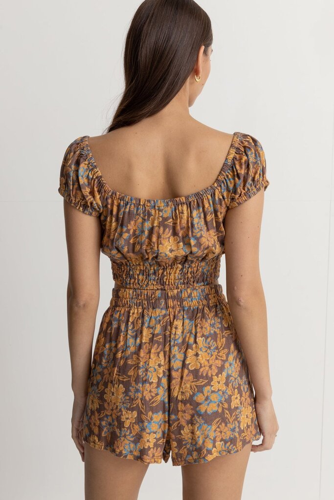 Rhythm Oasis Floral Cap Sleeve Top