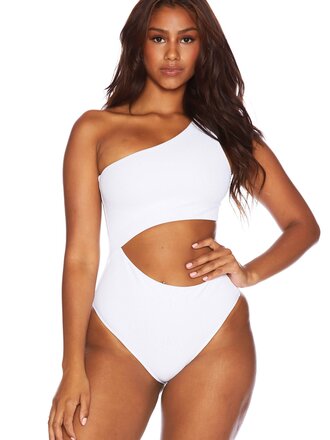 Beach Riot Celine One Piece - White