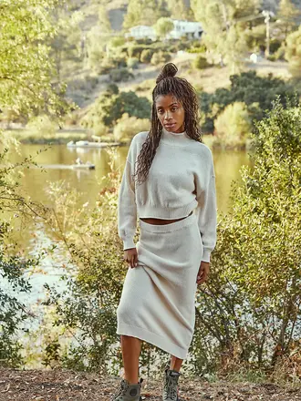 Free People Hailee Sweater Skirt Set