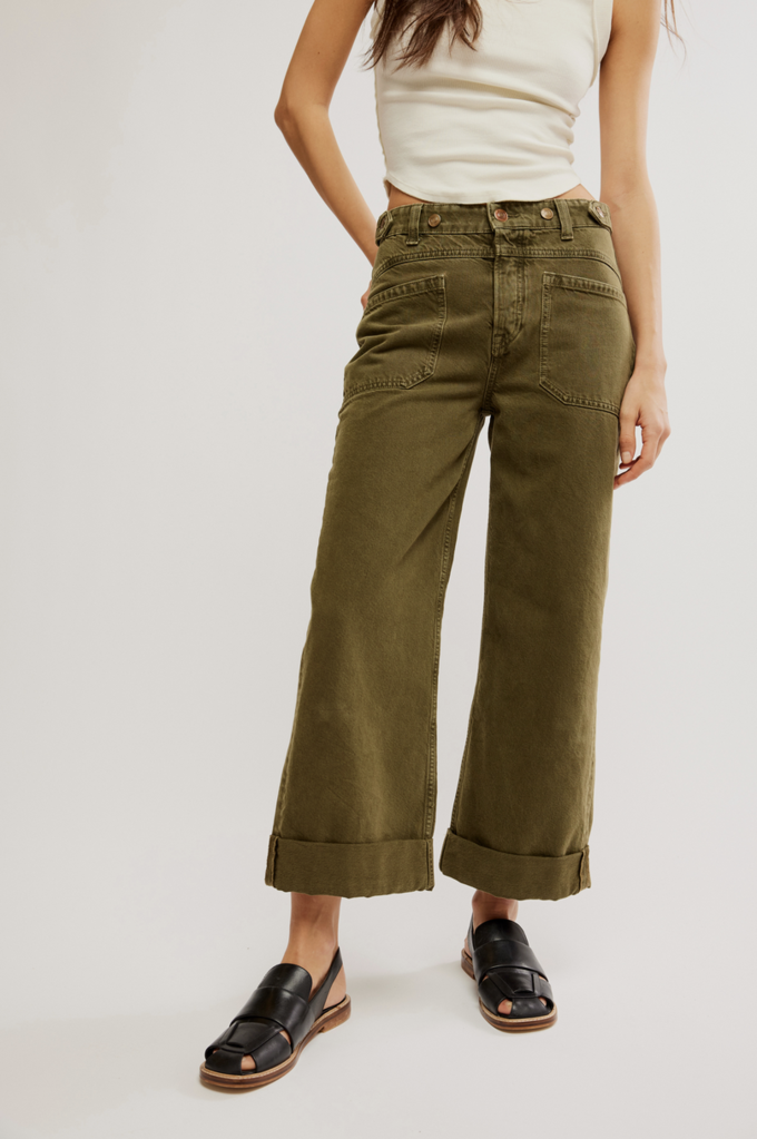 Free People Palmer Cuffed Jean