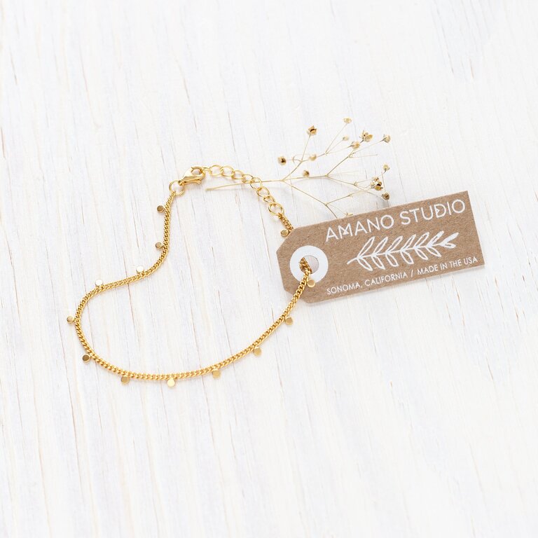 Amano Studio Jewelry Tiny Dot Chain Bracelet