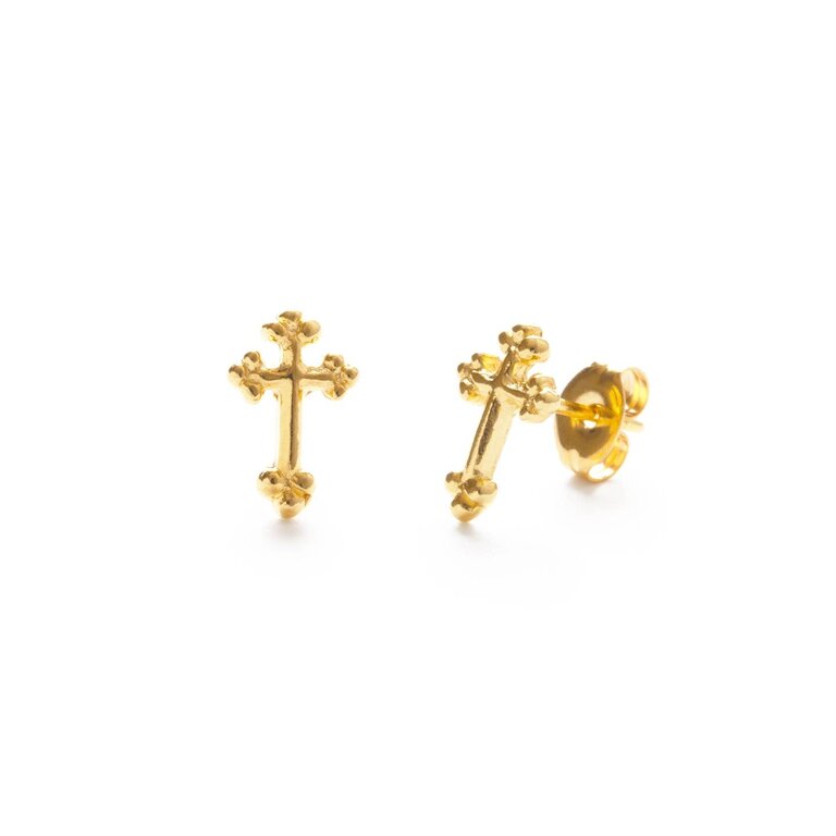 Amano Studio Jewelry Cross Studs