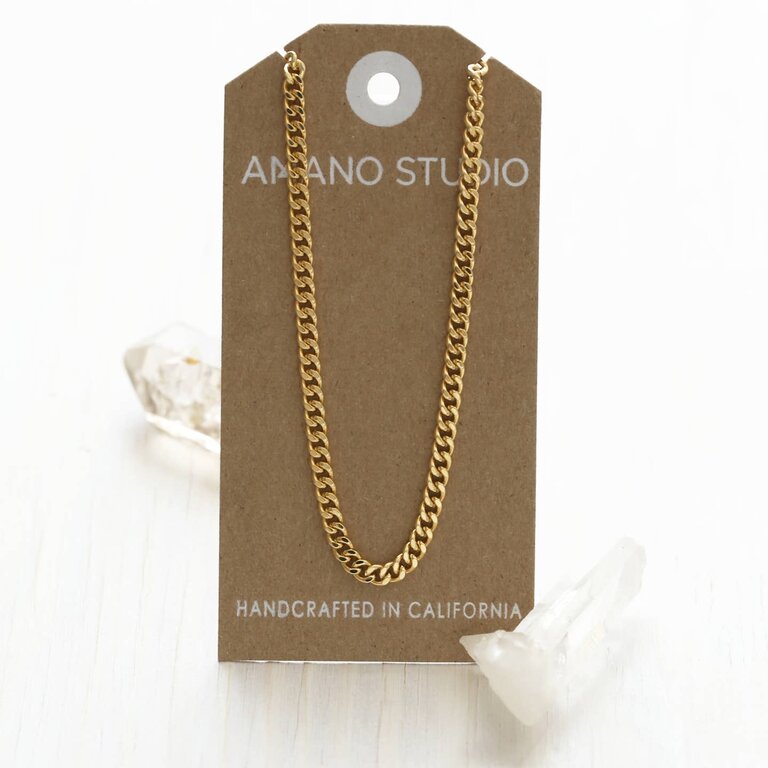Amano Studio Jewelry Cuban Chain Necklace