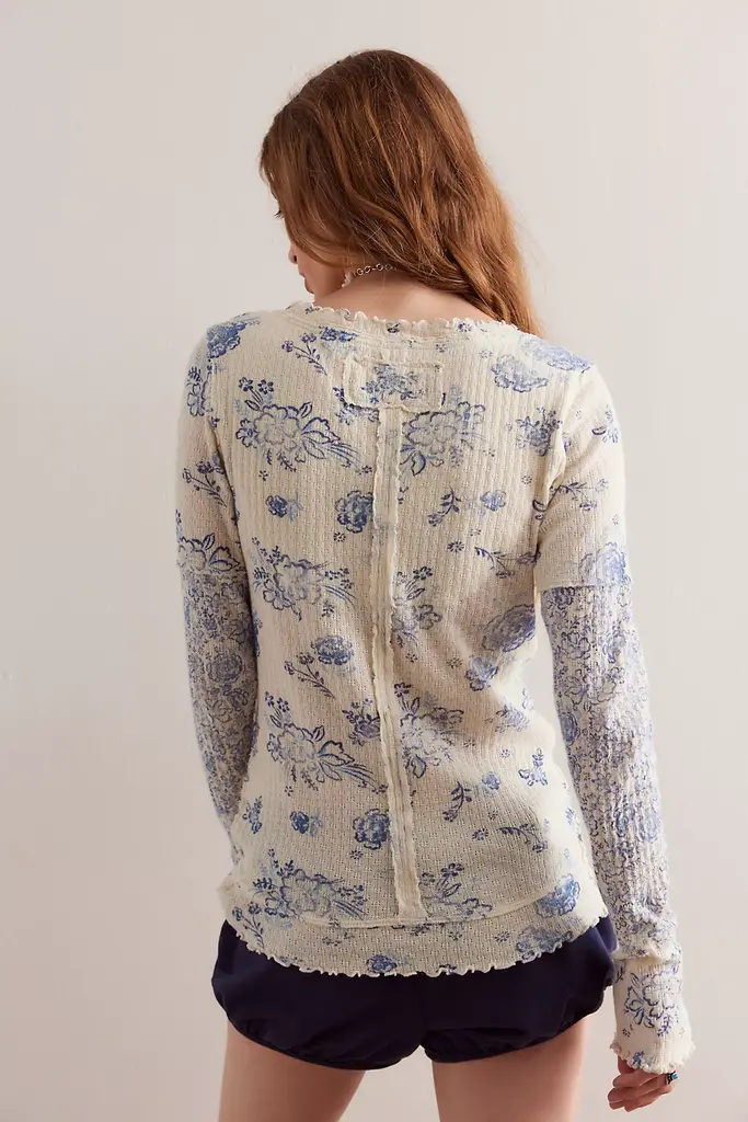 Free People Clover Printed Thermal