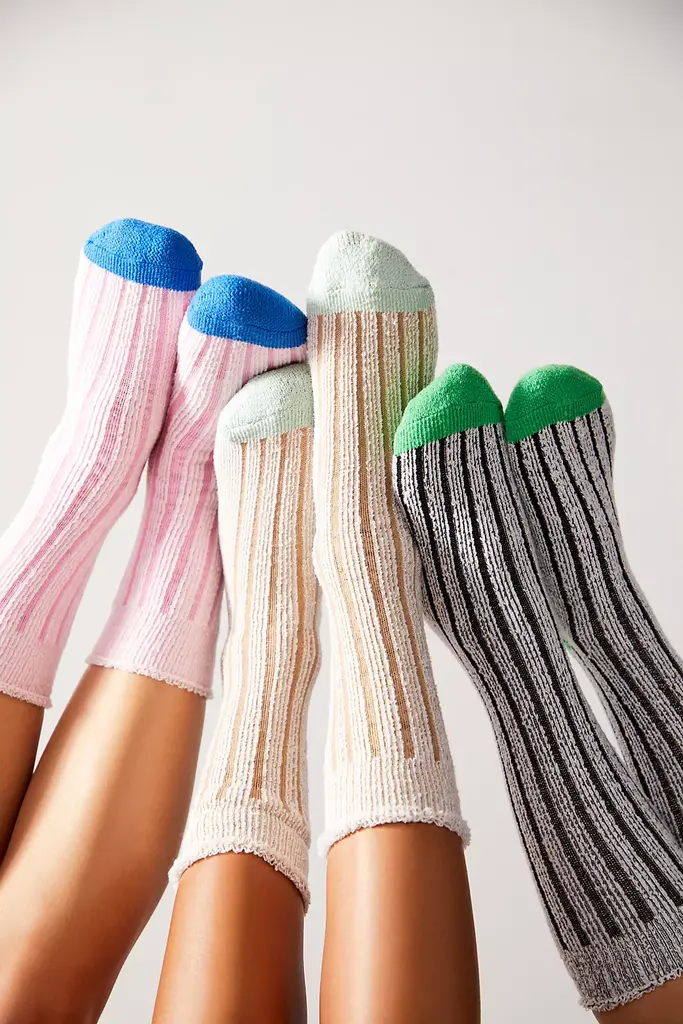Free People Plush Inside Out Crew Sock