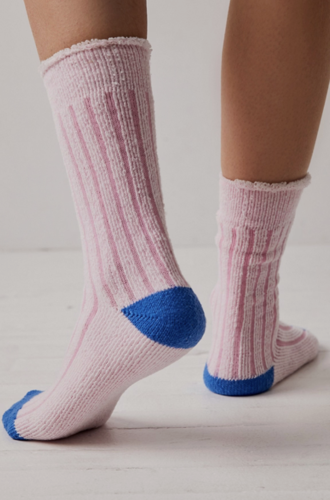 Free People Plush Inside Out Crew Sock