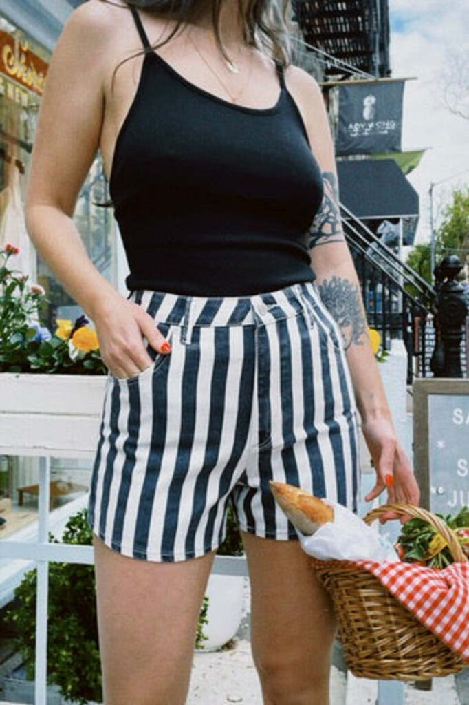 Rollas Mirage Short Marine Stripe
