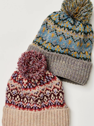 Free People First Frost Fairisle Pomb