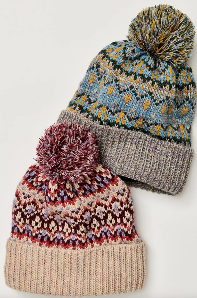 Free People First Frost Fairisle Pomb