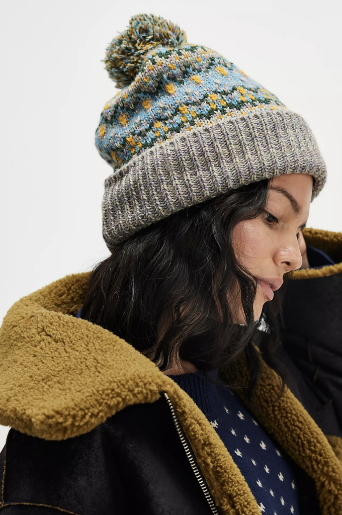Free People First Frost Fairisle Pomb