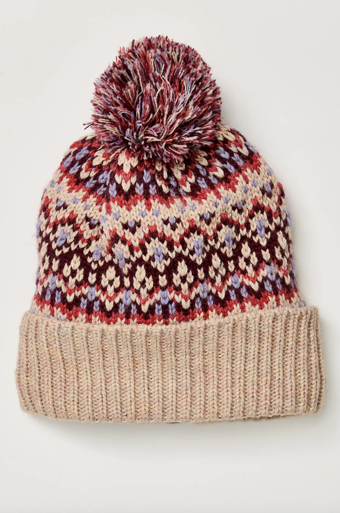 Free People First Frost Fairisle Pomb