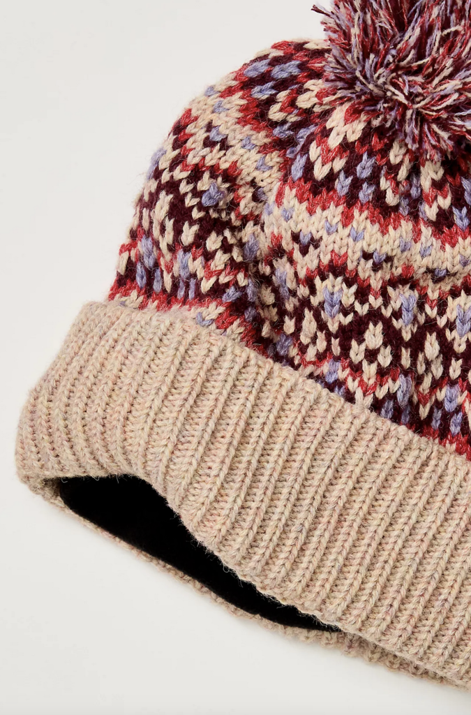 Free People First Frost Fairisle Pomb