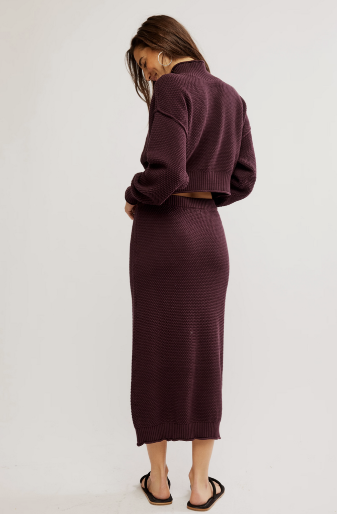 Free People Hailee Sweater Skirt Set