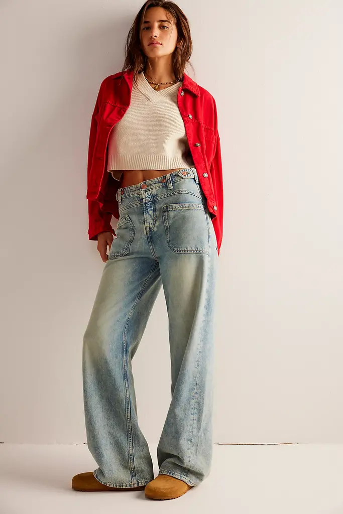 Free People Palmer Cuffed Jean