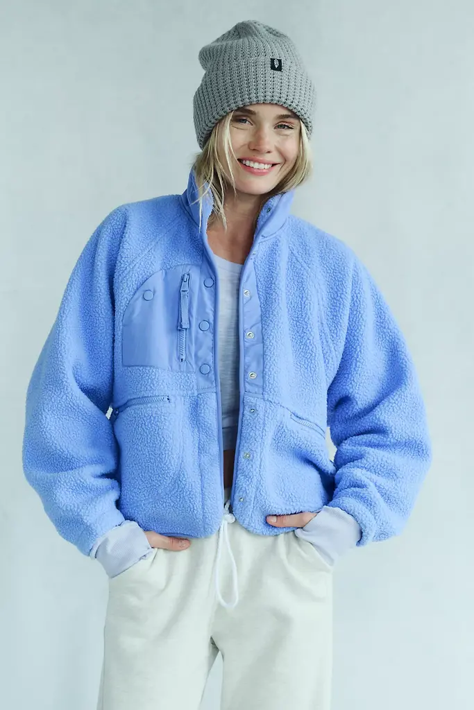 Free People Hit The Slopes Fleece Jacket