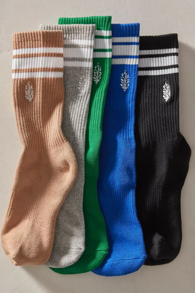 Free People Movement Logo Stripe Tube Sock