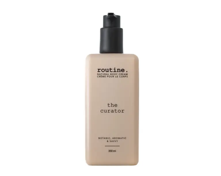 routine. The Curator 350ml Natural Body Cream