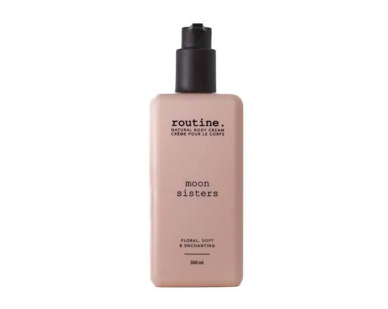 routine. Moon Sisters 350ml Natural Body Cream