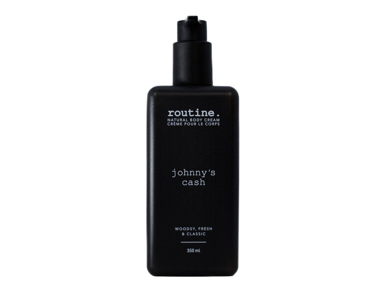 routine. Johnny's Cash 350ml Natural Body Cream