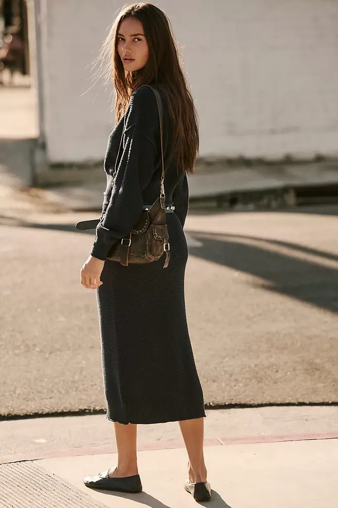 Free People Hailee Sweater Skirt Set