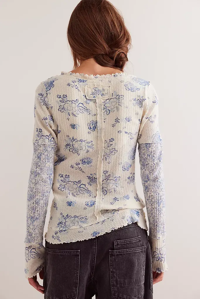 Free People Clover Printed Thermal