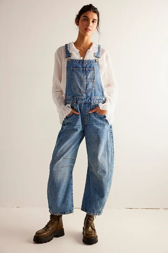 Free People Good Luck Overall