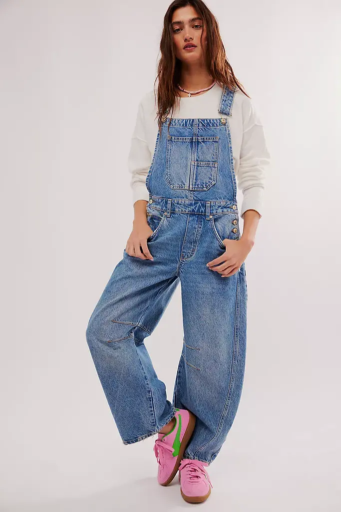 Free People Good Luck Overall