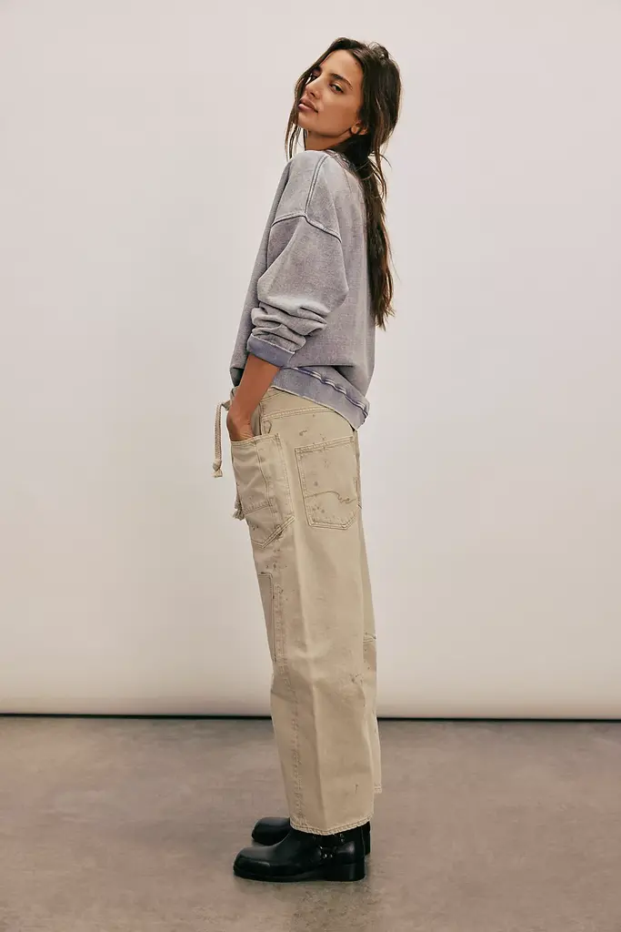 Free People Moxie Low Slung Pull-On Barrel