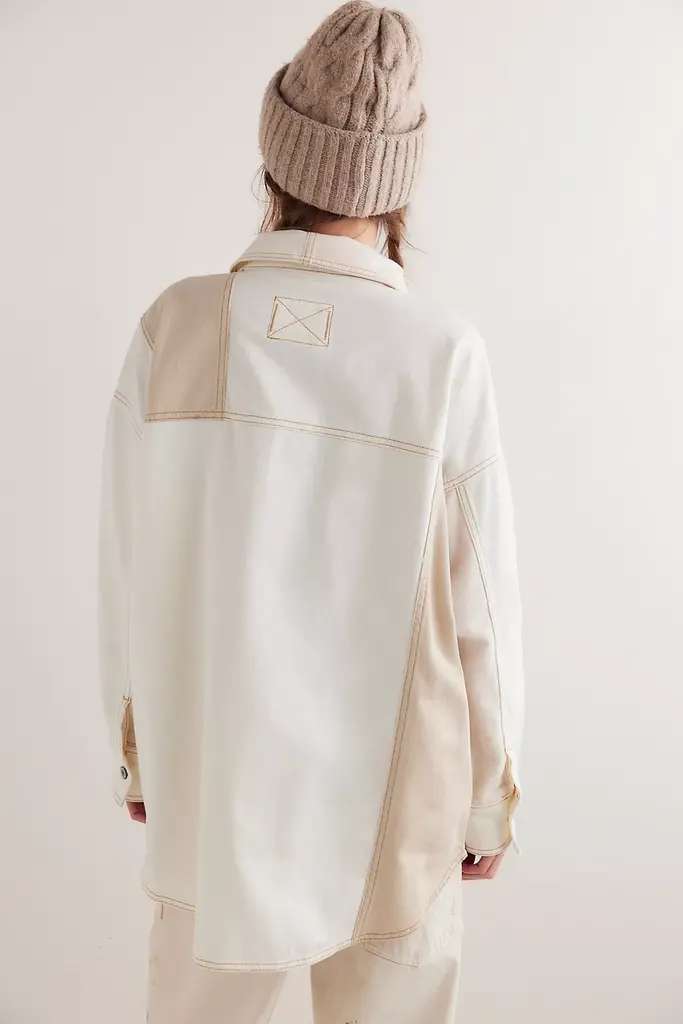 Free People Ivory Mountain Roads Shirt