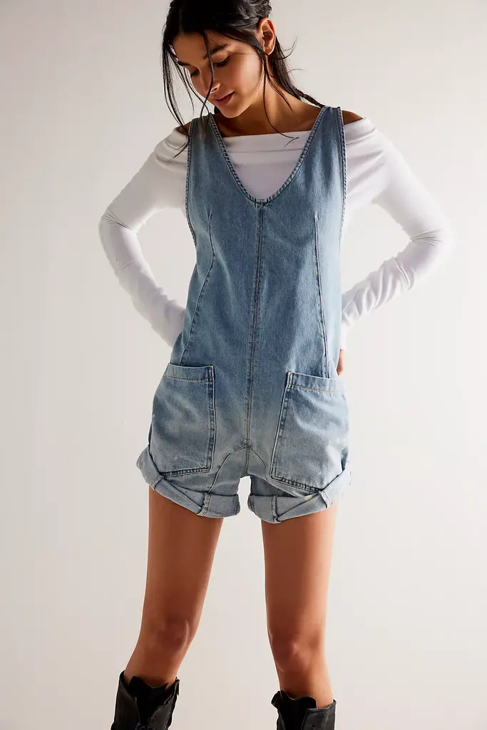 Free People High Roller Railroad Shortall
