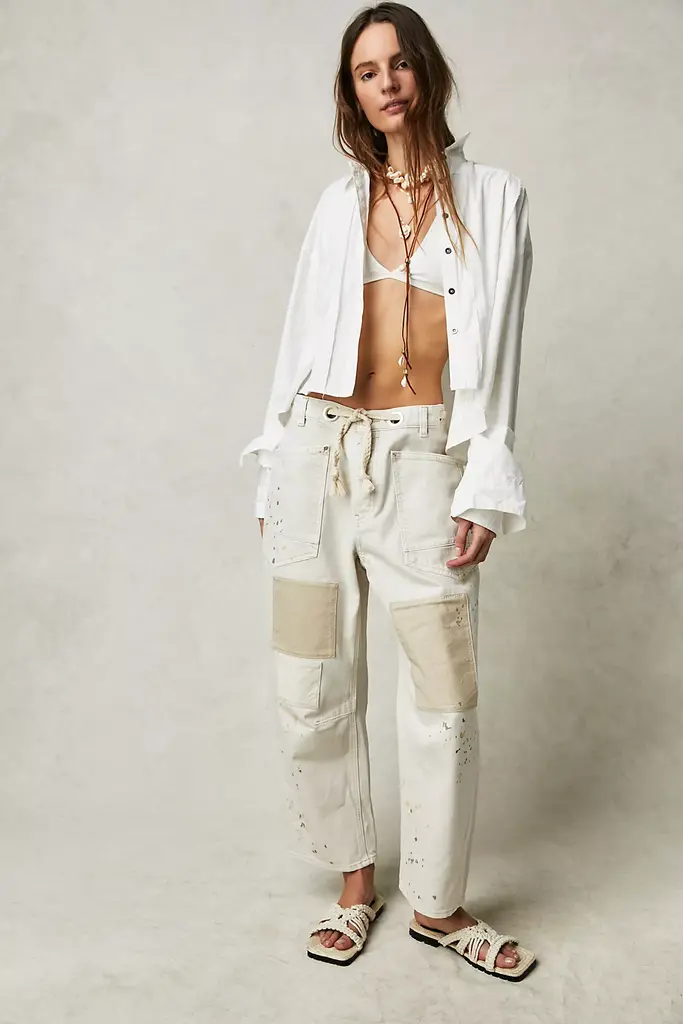 Free People Moxie Low Slung Pull-On Barrel