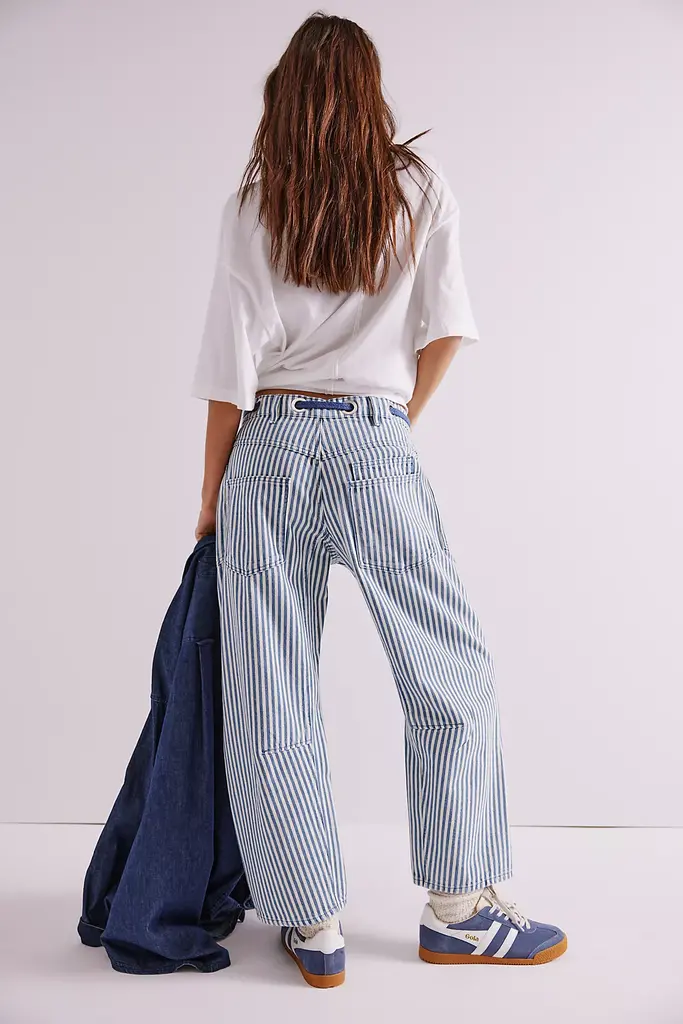 Free People Moxie Railroad Low-Slung Jeans