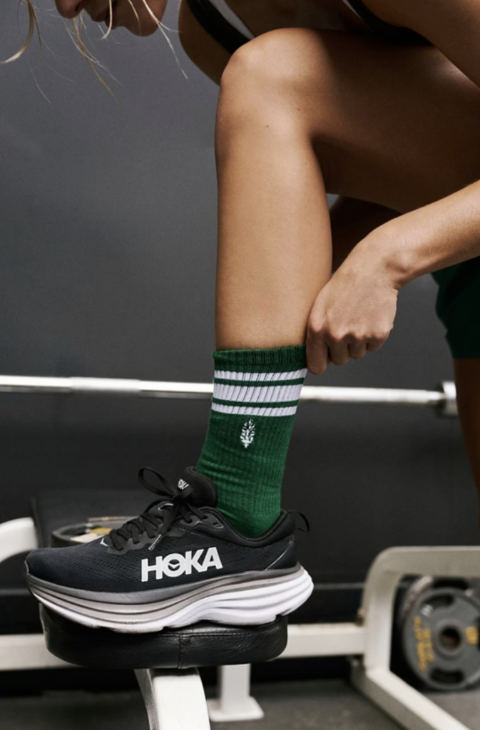 Free People Movement Logo Stripe Tube Sock
