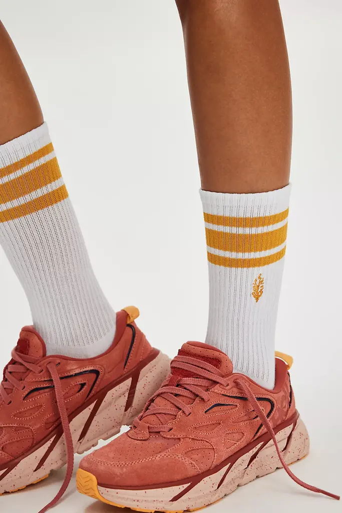 Free People Movement Logo Stripe Tube Sock