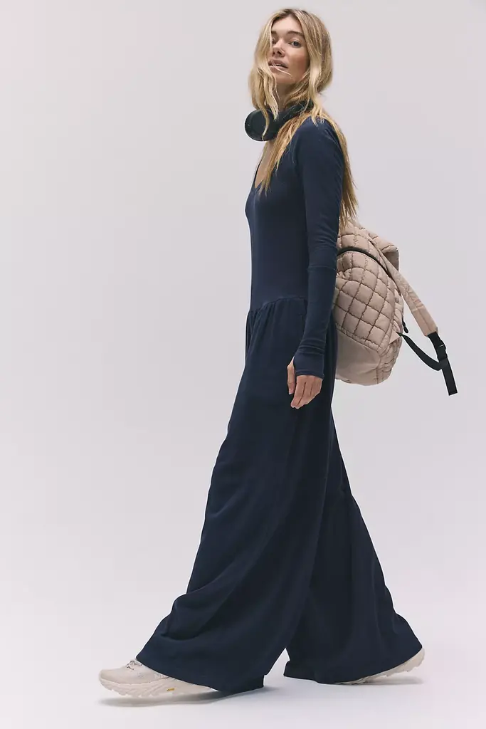 Free People Hot Shot Wide Leg Onesie
