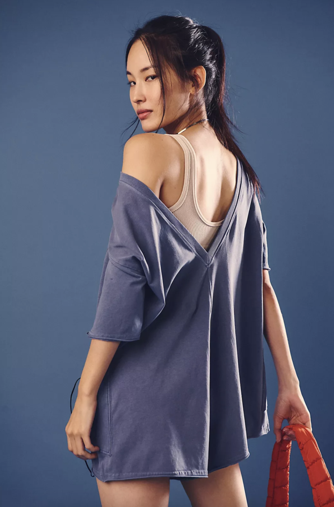 Free People Hot Shot Tee Romper
