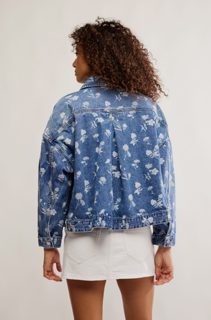 Free People Opal Swing Denim Jacket