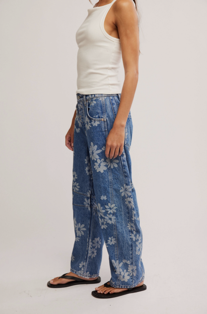 Free People Good Luck Printed Barrel