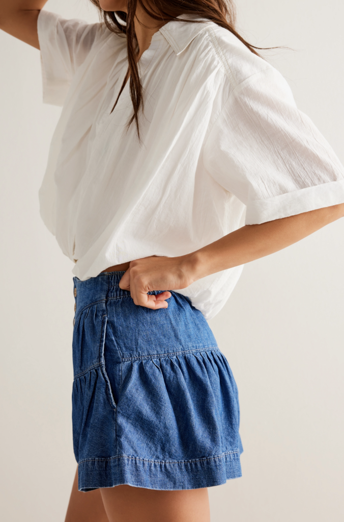 Free People Fleur Denim Short