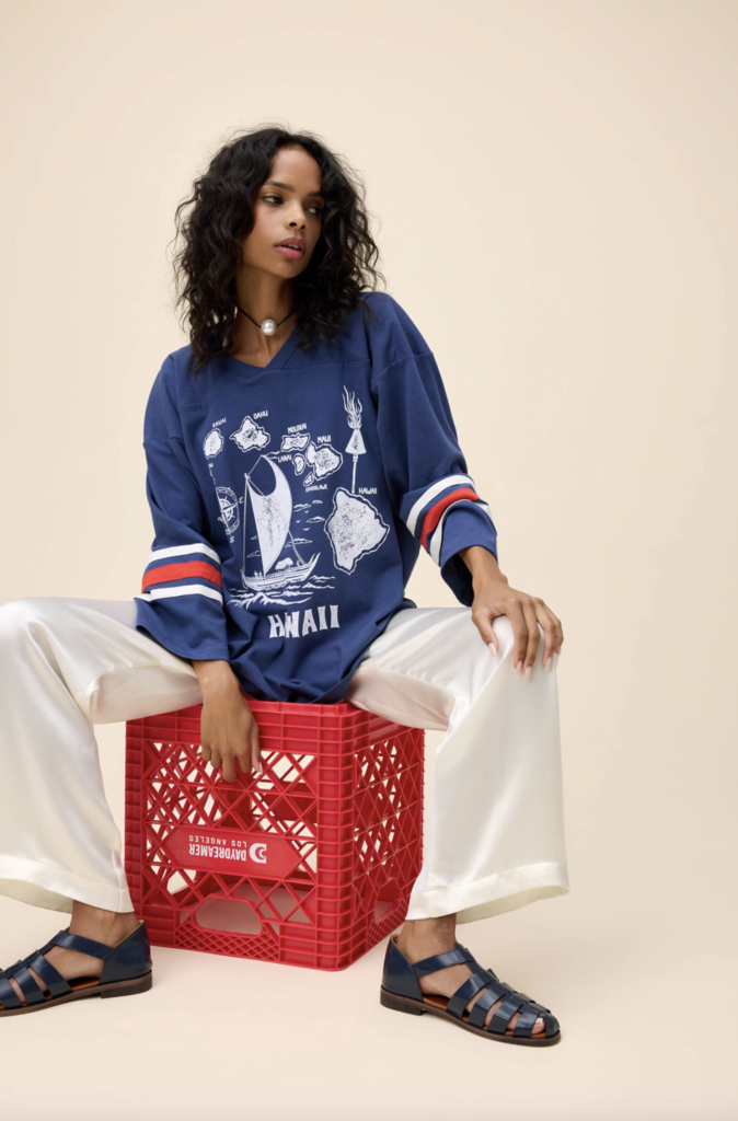 Daydreamer Hawaii Map Hockey Jersey