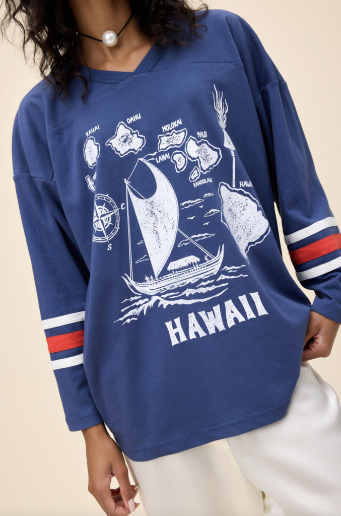 Daydreamer Hawaii Map Hockey Jersey
